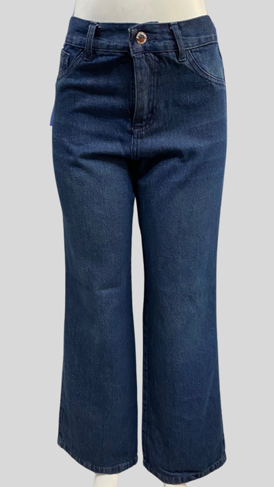 JEANS WIDE OXIDO RIGIDO 