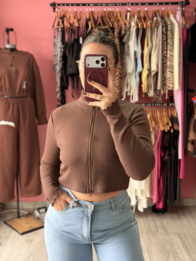 Campera tejida 