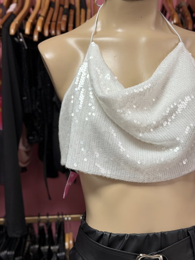 Top con lentejuelas