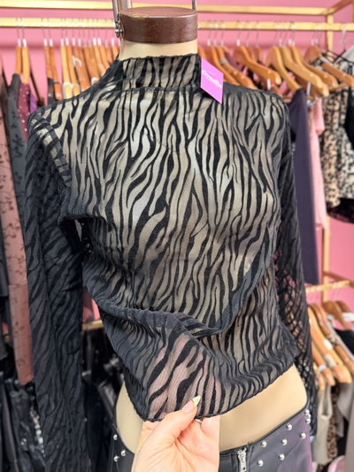 Manga larga tull print 