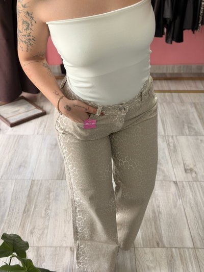Wide leg print 