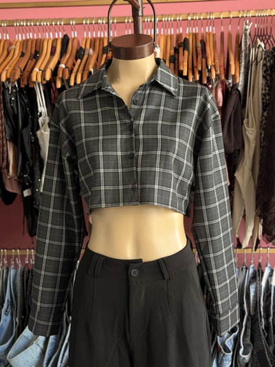 Camisa crop top 