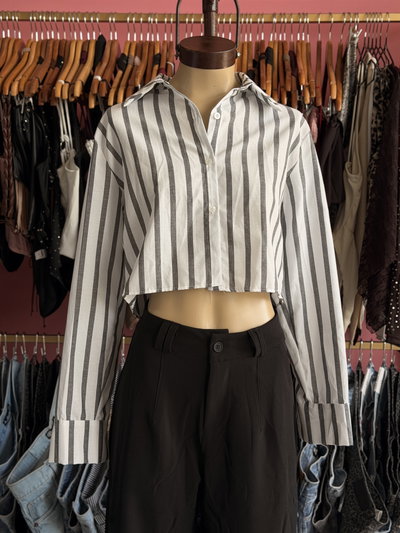 Camisa crop top 