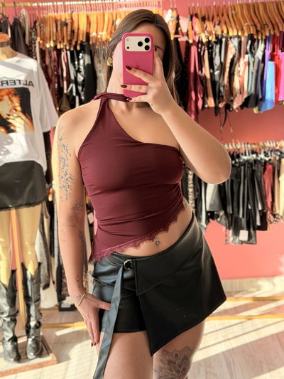 Short pollera engomado 🖤