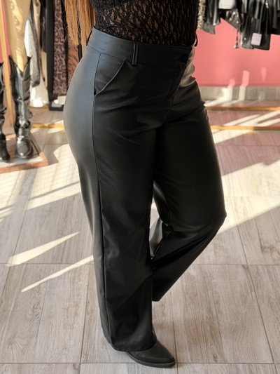 Wide leg engomado 🖤