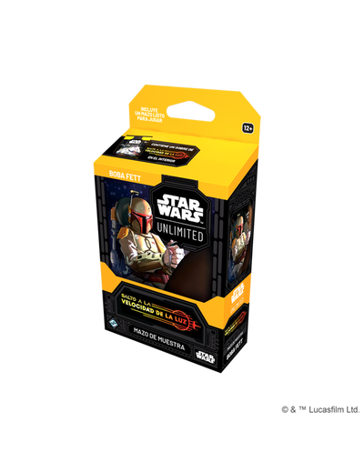 STAR WARS UNLIMITED-SALTO A LA VELOCIDAD DE LA LUZ-MAZO INICIAL BOBA FETT
