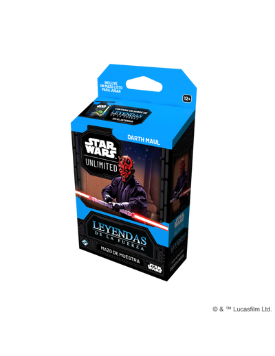 STAR WARS UNLIMITED- LEYENDAS DE LA FUERZA- MAZO INICIAL DARTH MAUL