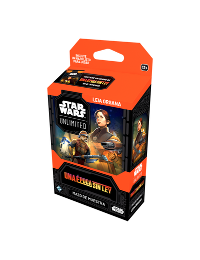 STAR WARS UNLIMITED- UNA EPOCA SIN LEY - MAZO INICIAL LEIA ORGANA