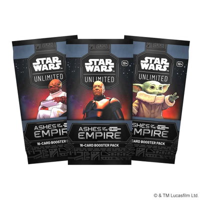 STAR WARS UNLIMITED - ASHES OF THE EMPIRE  - BOOSTER INGLES