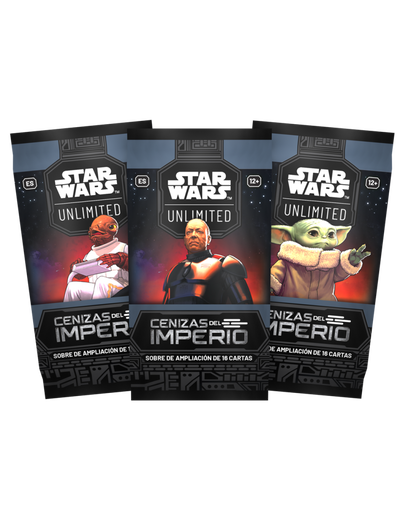 STAR WARS UNLIMITED - CENIZAS DEL IMPERIO  - BOOSTER ESPAÑOL