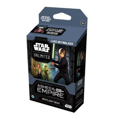 STAR WARS UNLIMITED- ASHES OF THE EMPIRE - MAZO INICIAL LUKE SKYWALKER