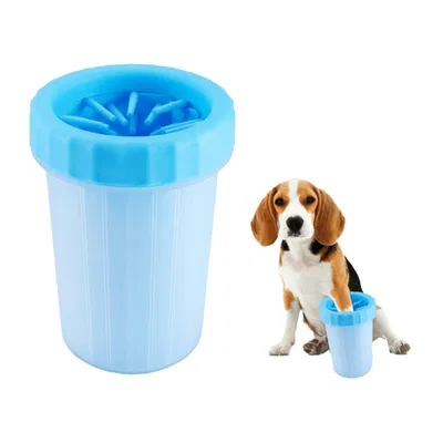 Vaso Limpia Patas Grande Portatil