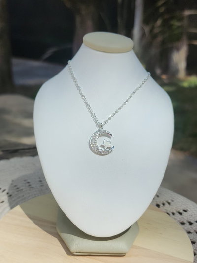 Collar Luna y Estrella 