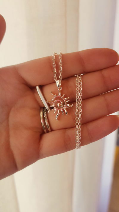 Collar Dije Sol Espiral