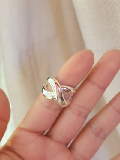 Anillo Chunky Cruzado