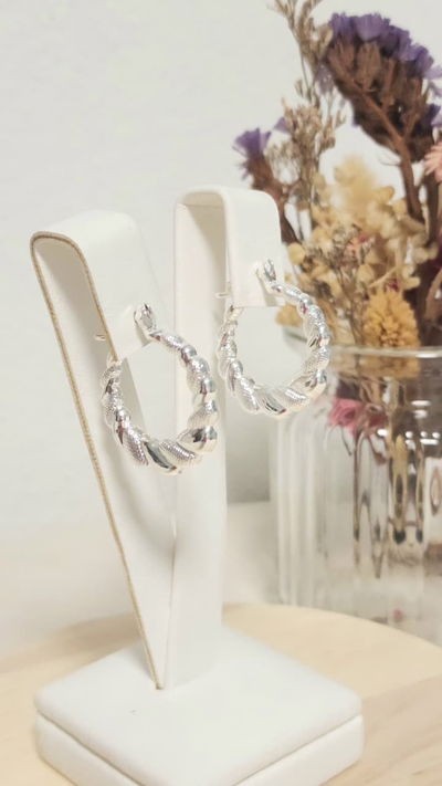 Argolla Inflada Trenzada