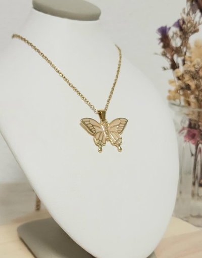 Collar Mariposa Nacar