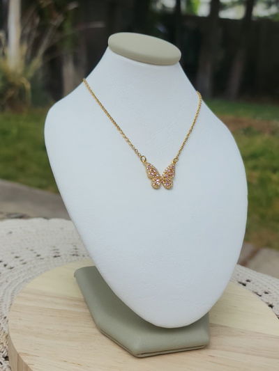 Collar Mariposa Cristal