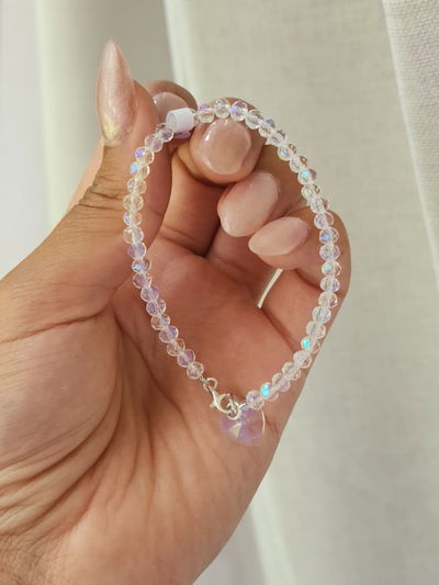Pulsera Cristales Corazón