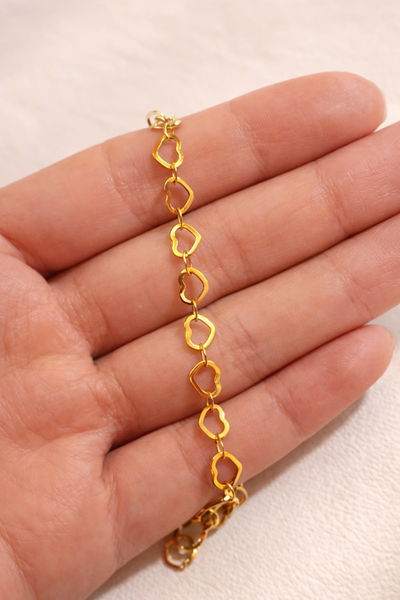 Pulsera/ Tobillera Corazones