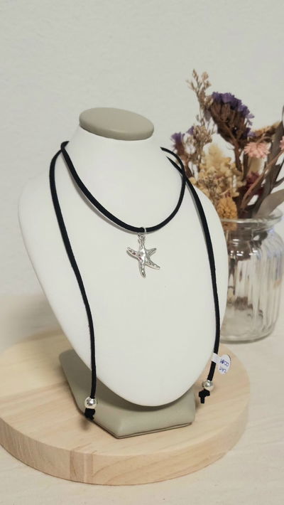 Collar Gamuza Estrella