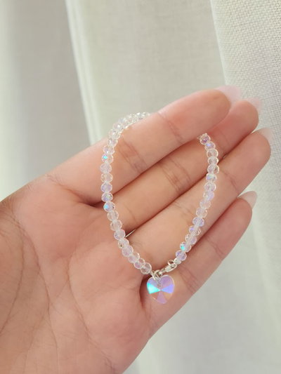 Pulsera Cristales Corazón