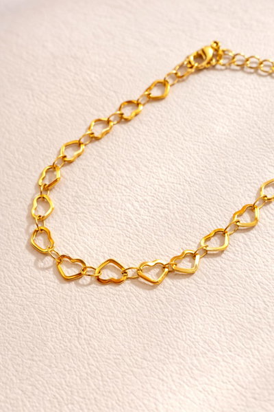 Pulsera/ Tobillera Corazones