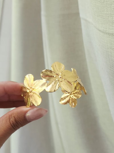 Pulsera Brazalete Flores