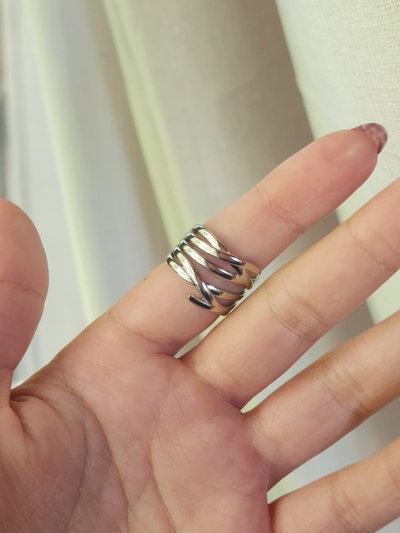 Anillo Ancho Cruzado