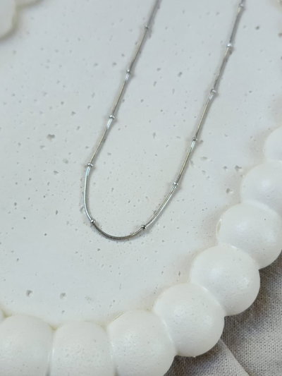 Cadena Cola de Ratón y Bolitas