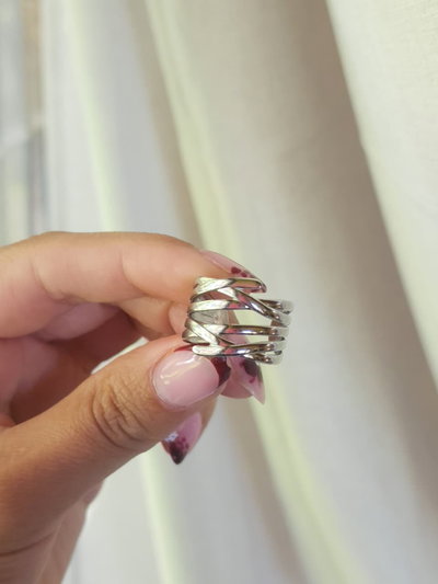 Anillo Ancho Cruzado