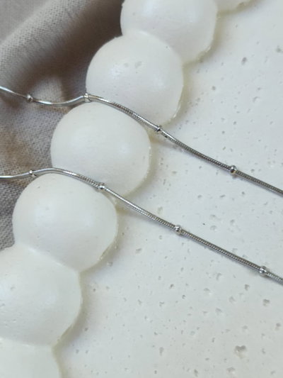 Cadena Cola de Ratón y Bolitas