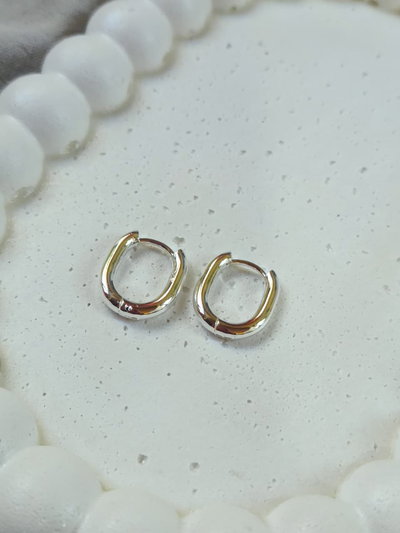 Argollas Ovaladas Lisas