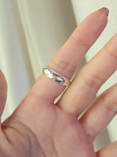 Anillo Bombe Con Cristal