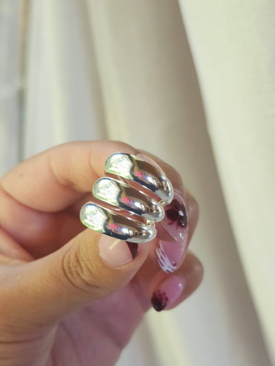 Anillo Ancho Tres Lineas