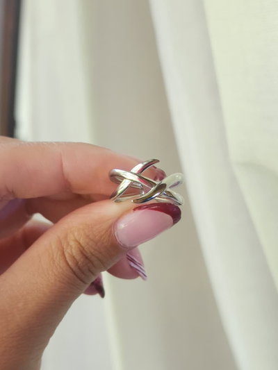 Anillo Cruzado Puntas