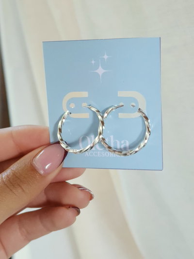 Argollas Torzada 2,2 CM