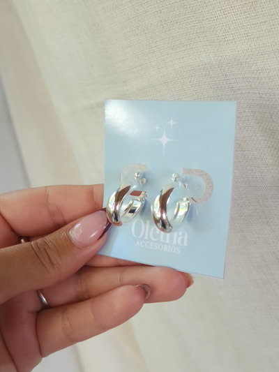 Argollas Ovaladas Cierre