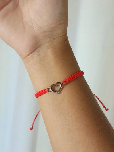 Pulsera Hilo Corazón