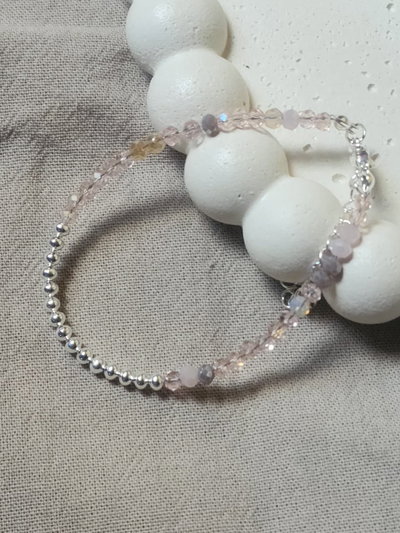 Pulsera Cristales y Bolitas