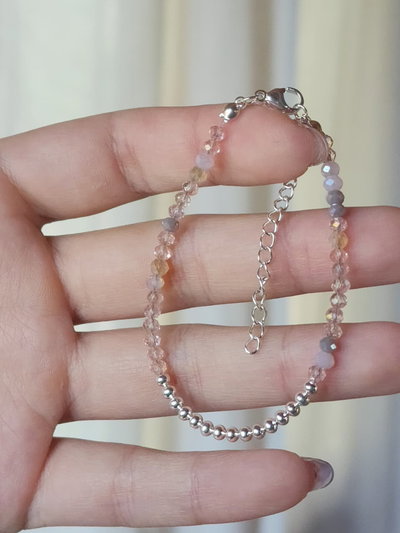 Pulsera Cristales y Bolitas