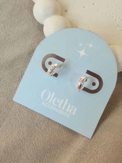 Argollas Mini Cristales