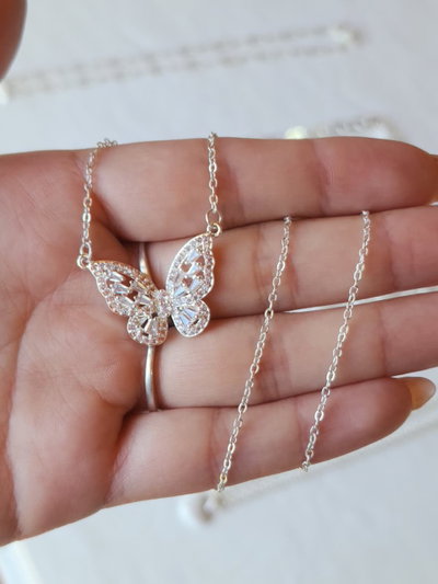 Collar Mariposa Cristal