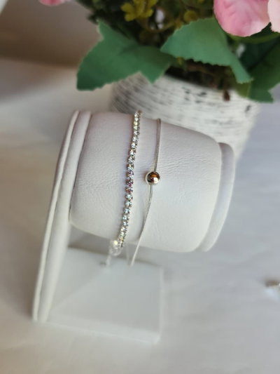 Pulsera Doble Stras