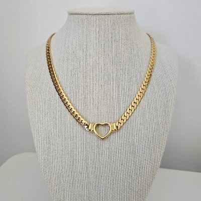 Collar Chato Con Corazon