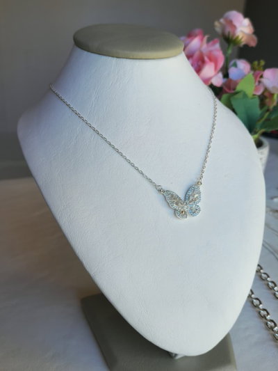 Collar Mariposa Cristal