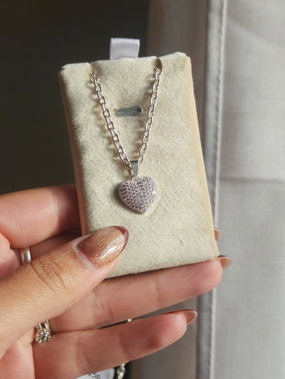 Collar Corazón con Cristal