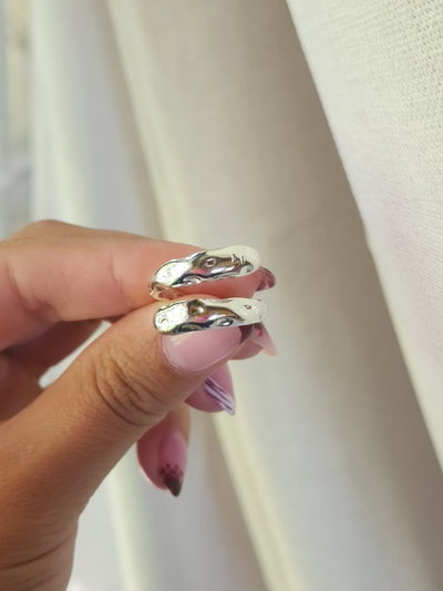 Anillo Gota Golpeada
