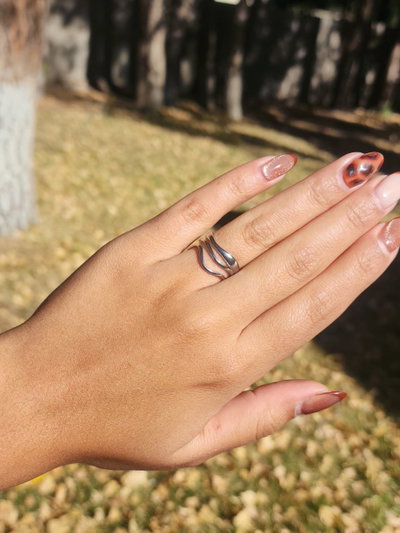 Anillo Onda Calado