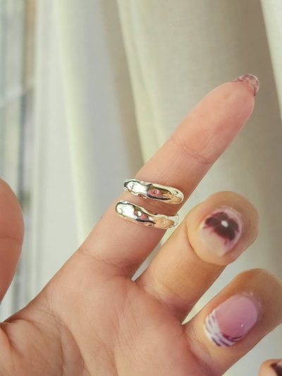 Anillo Gota Golpeada